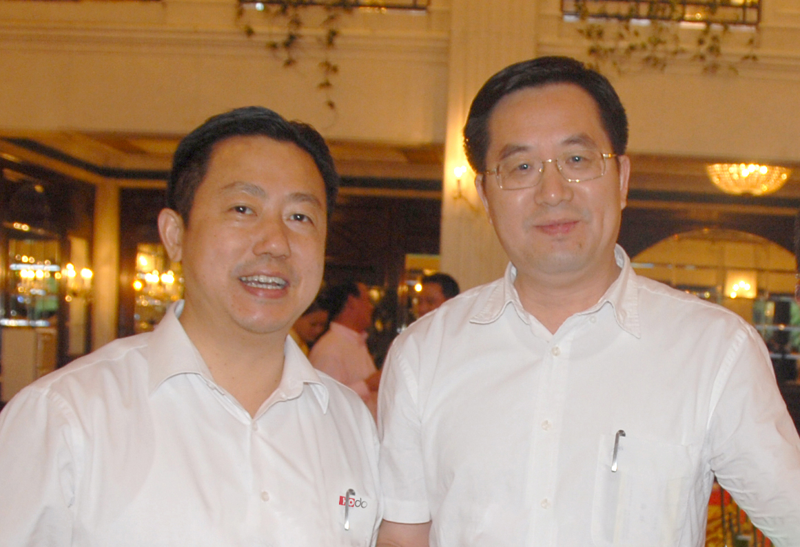 中央政治局常委、國務院副總理丁薛祥與周海江合影